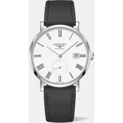 Reloj de mujer The Elegant Collectioin L48124110 automático de cuero vegetal negro