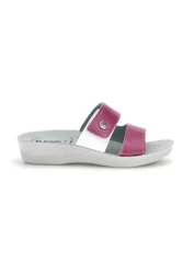 Ciabatte fucsia e bianche con plantare anatomico 63 VR 41