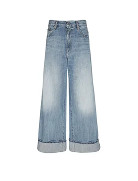 Jeans a gamba larga NALAJA azzurro 24/L30 - Replay - FashionsVida