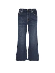 Jeans Flared Fit 7/8 ALEXA dunkelblau 31 Damen