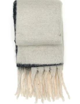 Sciarpa Bianco e Nero GIANMARCO VENTURI 61017 - GMV - FashionsVida