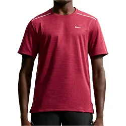 Dri-fit uv miler camiseta técnica manga corta hombre Granate (M)