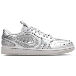 Aj1 Mm Low Women's Sneakers - Grey - Size 4 - Leather - Grey - Size: 4