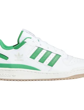 Baskets Forum Low Classic Ftwr White / Green / Cloud White EU 40 2/3 - Adidas Originals - FashionsVida