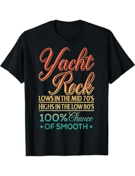 Retro Yacht Rock Music T-Shirt 100% Cotton O-Neck Short Sleeve Summer Casual Mens T-shirt Streetwear - Aliexpress - FashionsVida