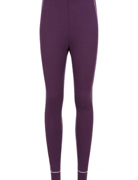 Women's ’Asgard’ Moisture Wicking Quick Dry Warm Merino Wool Thermal Pants in Purple Size: 18 - Purple - Size: 18 - Mountain Warehouse - FashionsVida