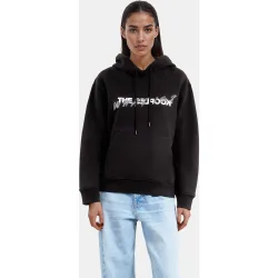 Sudadera de mujer "What is" strass con capucha