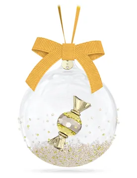 Holiday Cheers dulcis Decorazione Pallina, Gialla OS - Swarovski - FashionsVida