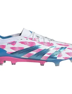 Chaussures De Football Predator Elite Fg Ftwr White / Solar Blue2 S14 / Solar Pink EU 44 - Adidas - FashionsVida