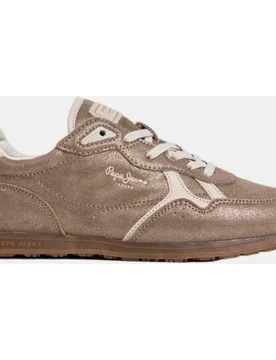 Zapatilla de mujer estilo deportivo de ante - Pepe Jeans - FashionsVida