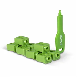 Bloqueur Sfp & Key 10 Unités Green One Size unisex