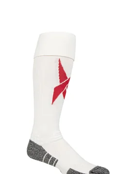 Mens and Women's 1 Pair Technical Recycled Long Technical Football Socks White 4.5-6 UK - White - Size: 4.5-6 UK - Reebok - FashionsVida