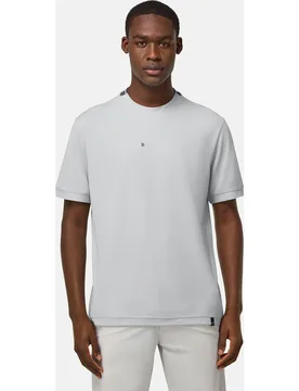 Camiseta de hombre de piqué de alto rendimiento S.Cafè® - Boggi Milano - FashionsVida