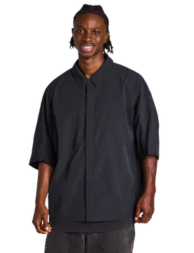 Tech Herren T-Shirts - Schwarz - Größe S - Poly Woven Black S - Nike - FashionsVida