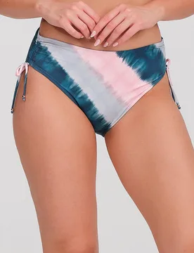 Braguita bikini mujer tiro medio lazos laterales ajustables - Carey - FashionsVida