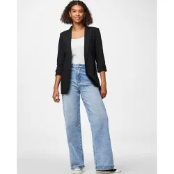 Blazer de mujer con mangas 3-4 y cuellos de solapa