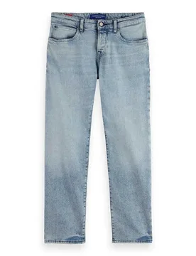 Jean Core The Zee Straight Blue Story 34 - Scotch & Soda - FashionsVida