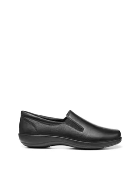 Women's Wide Fit 'Glove II' Slip On Shoes in Black Size: 4.5 - Black - Size: 4.5 - Hotter - FashionsVida