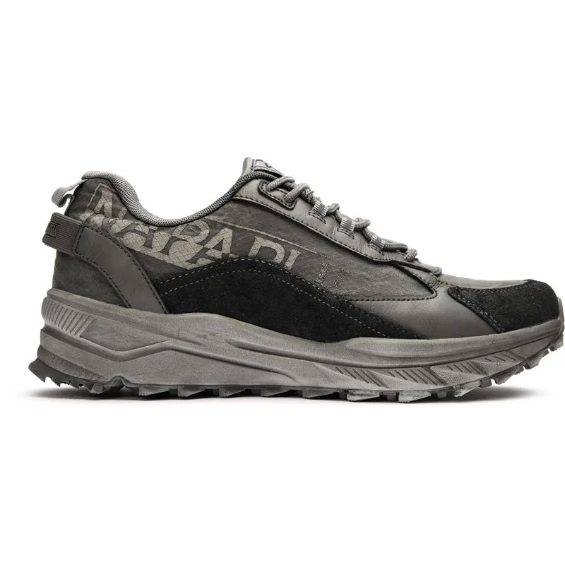 Mens Vortec Dye Trainers - Black Nylon - Size Uk 8 - Napapijri - FashionsVida