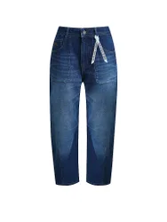 Jeans Balloon Fit dunkelblau L damen