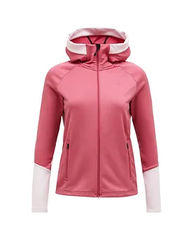 Giacca da donna Rider Essentials Hoodie corallo S - Peak Performance - FashionsVida