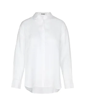 Leinenbluse DARIA weiss L Damen - Ecoalf - FashionsVida