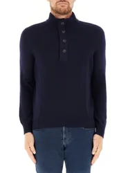Lupetto con bottoni BLU NOTTE 54