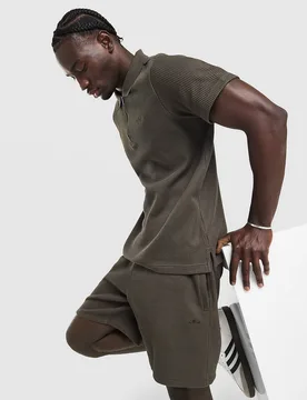 Waffle Poloshirt - Herren, Grün - male - Size: XS - adidas Originals - FashionsVida