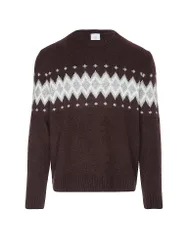 Pullover dunkelrot L herren