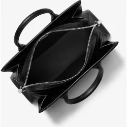 Bandolera de mujer satchel laila mediana con logotipo