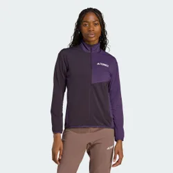 Giacca in pile tecnico Terrex Multi CLIMAWARM Full-Zip M Aurora Black / Aurora Plum
