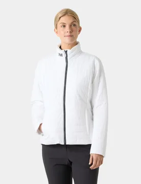 Women's Crew Insulator Sailing Jacket 2.0 White XS - White - Female - Helly Hansen - FashionsVida