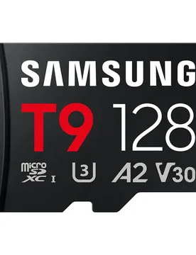 Carte Mémoire Microsd T9 Uhs-i U3 V30 A2 128gb Black One Size unisex - Samsung - FashionsVida