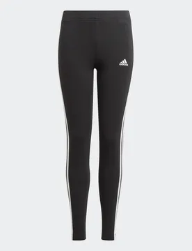 Leggings Essentials 3-Stripes 11-12A Black / White - Adidas - FashionsVida