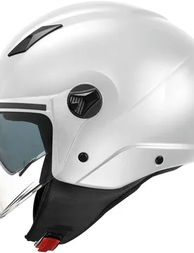 Casco Moto Jet KV57 Bianco Lucido taglia XL - Kappa - FashionsVida