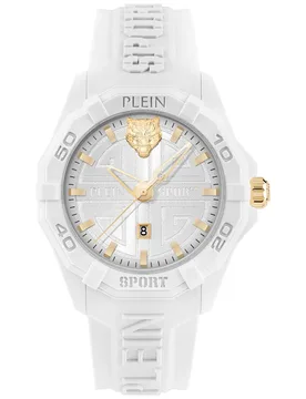 Montre Fearless 38mm 5atm Quartz/analogical White / Silver / Mineral One Size - Philipp Plein Sport - FashionsVida