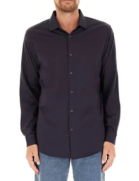 Camicia in cotone BLU NOTTE L - Armani exchange - FashionsVida
