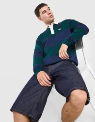 Longsleeve Rugby Crew Sweatshirt - Herren, Grün - male - Size: XL