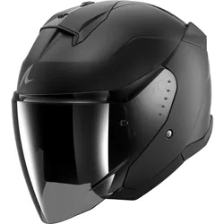 Casco Moto Jet SKWAL JET DARK SHADOW Mat Nero Opaco taglia 2XL