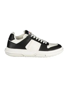 Womens Men Leather Lowtop Sneakers - White - Size Eu 39 - Tommy hilfiger - FashionsVida