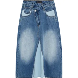 Desigual - Falda vaquera evasé