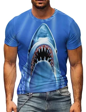 Men's Hawaiian Style Outdoor Adventure 3D Printed Short-Sleeve T-Shirt - Youth Festival Gift - Aliexpress - FashionsVida