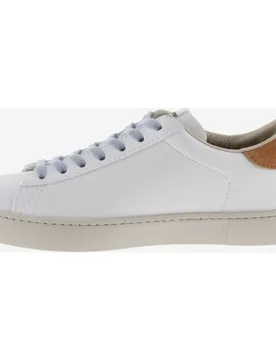 Zapatillas deportivas de mujer con logotipo de glitter y trasera de serraje - Victoria - FashionsVida