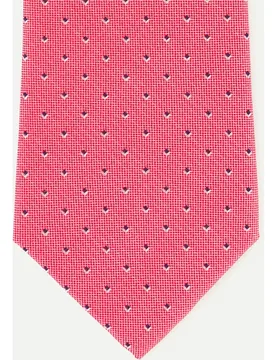 Corbata de seda con estampado puntos - Dustin - FashionsVida