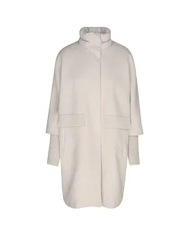 Comma Abrigo de lana beige 34 - Comma - FashionsVida