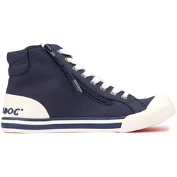 Womens Jazzin Trainers - Blue Material_cotton - Size Uk 8