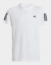Mens T-shirt Da Tennis Club 3-stripes Junior - Bianco, bianco bianco Bambino taglia 9-10Y