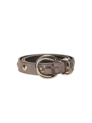 Ledergürtel grau 95 Damen