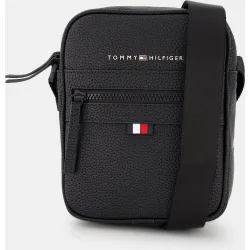 Bandolera mini en con bolsillo frontal y logo