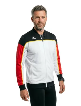 Sweat-shirt à Zip Change Presentation White / Black / Red M - Erima - FashionsVida